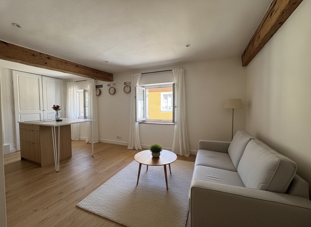 À Grenoble, appartement de 63m2 dernier étage en vente