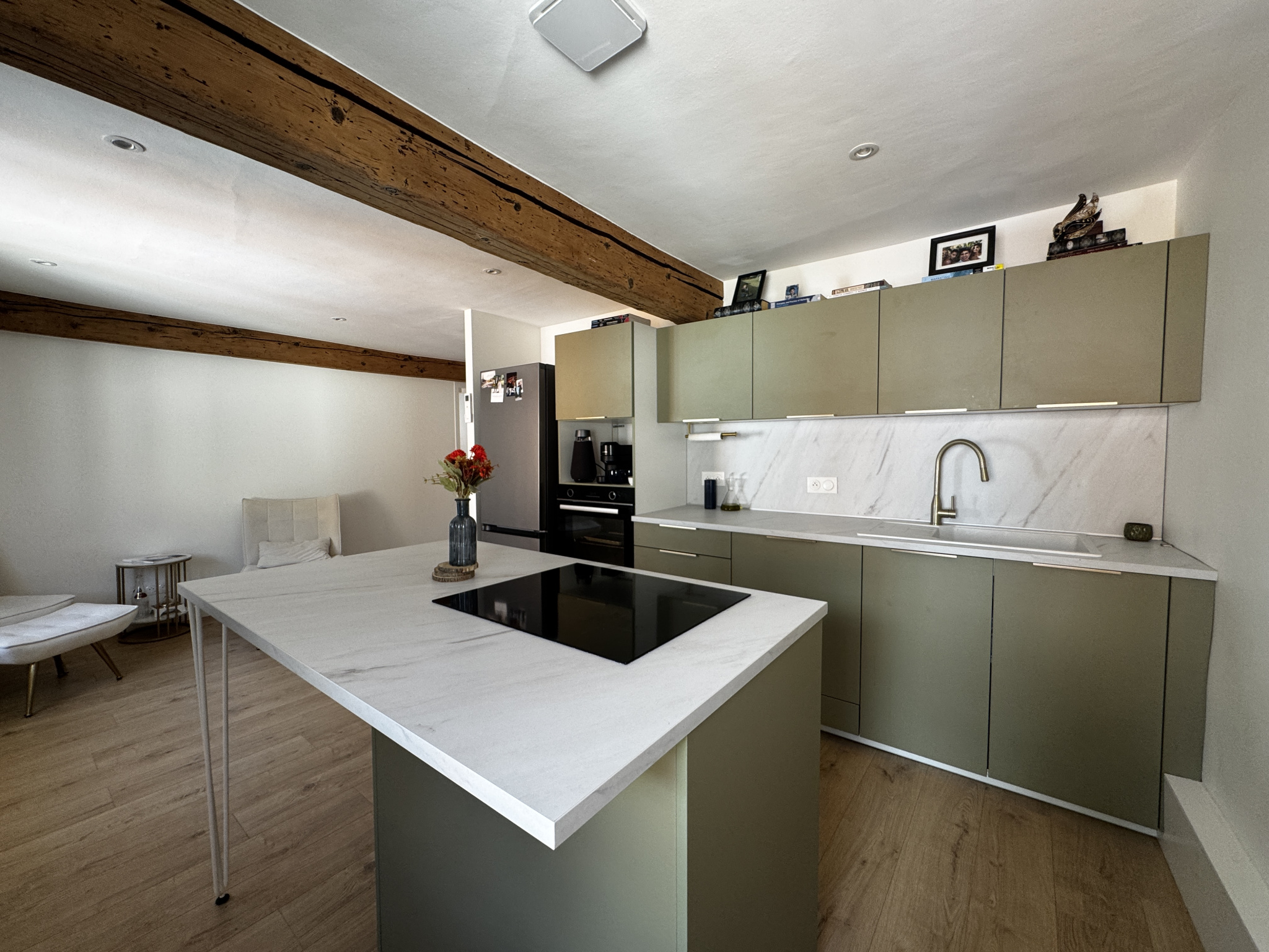 Appartement rénové avec vue Bastille   Grenoble Saint-Laurent